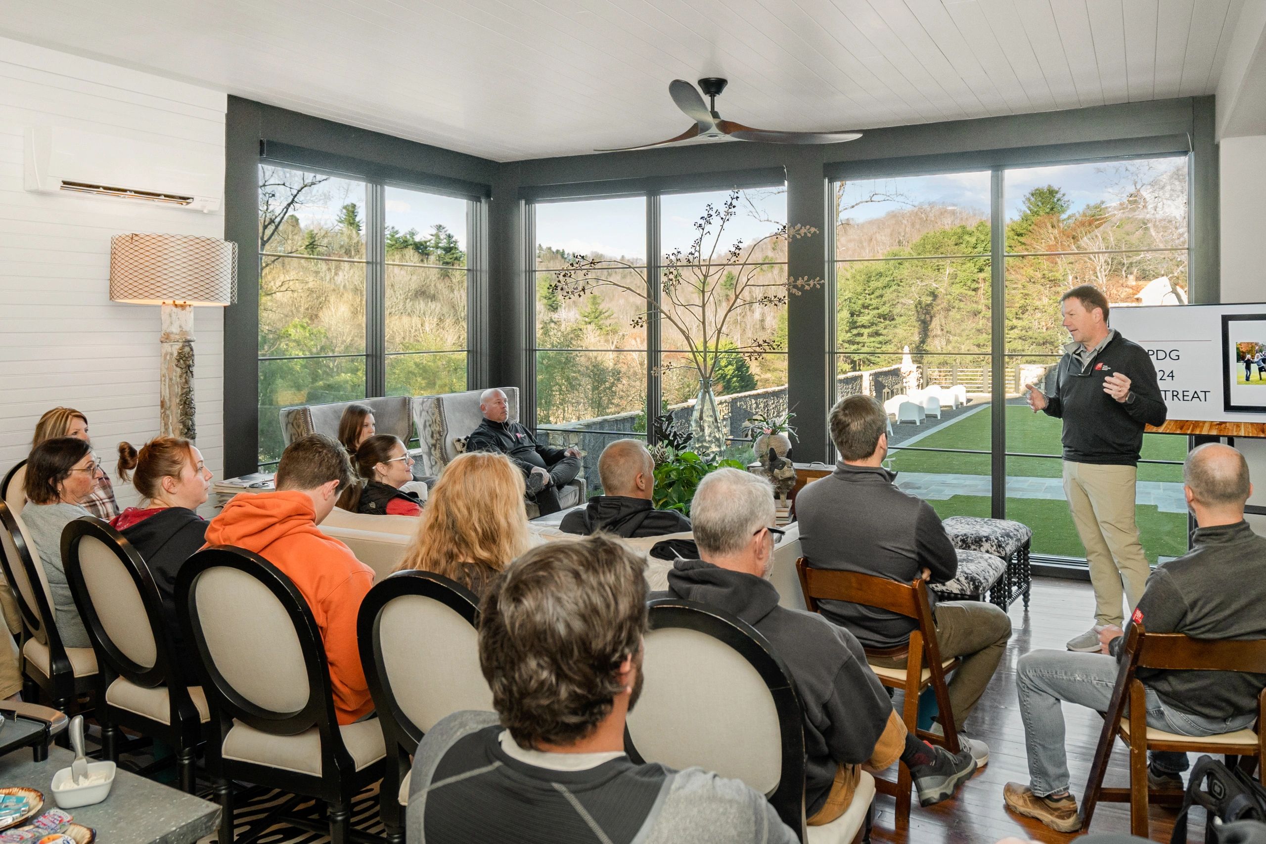 Corporate retreat at The Saluda Inn